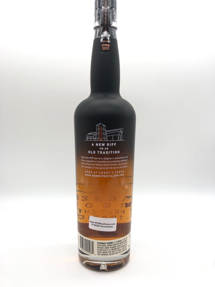 New Riff Single Barrel Fall 2016