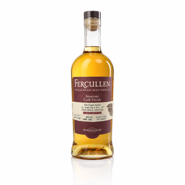 Fercullen Single Grain Irish Whiskey, Amarone Cask Finish, 70cl.